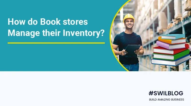 How do bookstores deal with inventory management considering the number of SKUs?